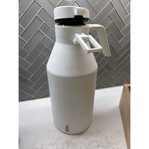 Miir Stainless Steel Growler White 64oz DBL Walled Vacuum Insulated Latch Handle